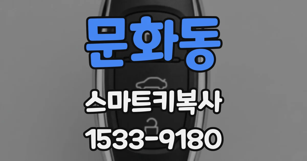 문화동 스마트키복사