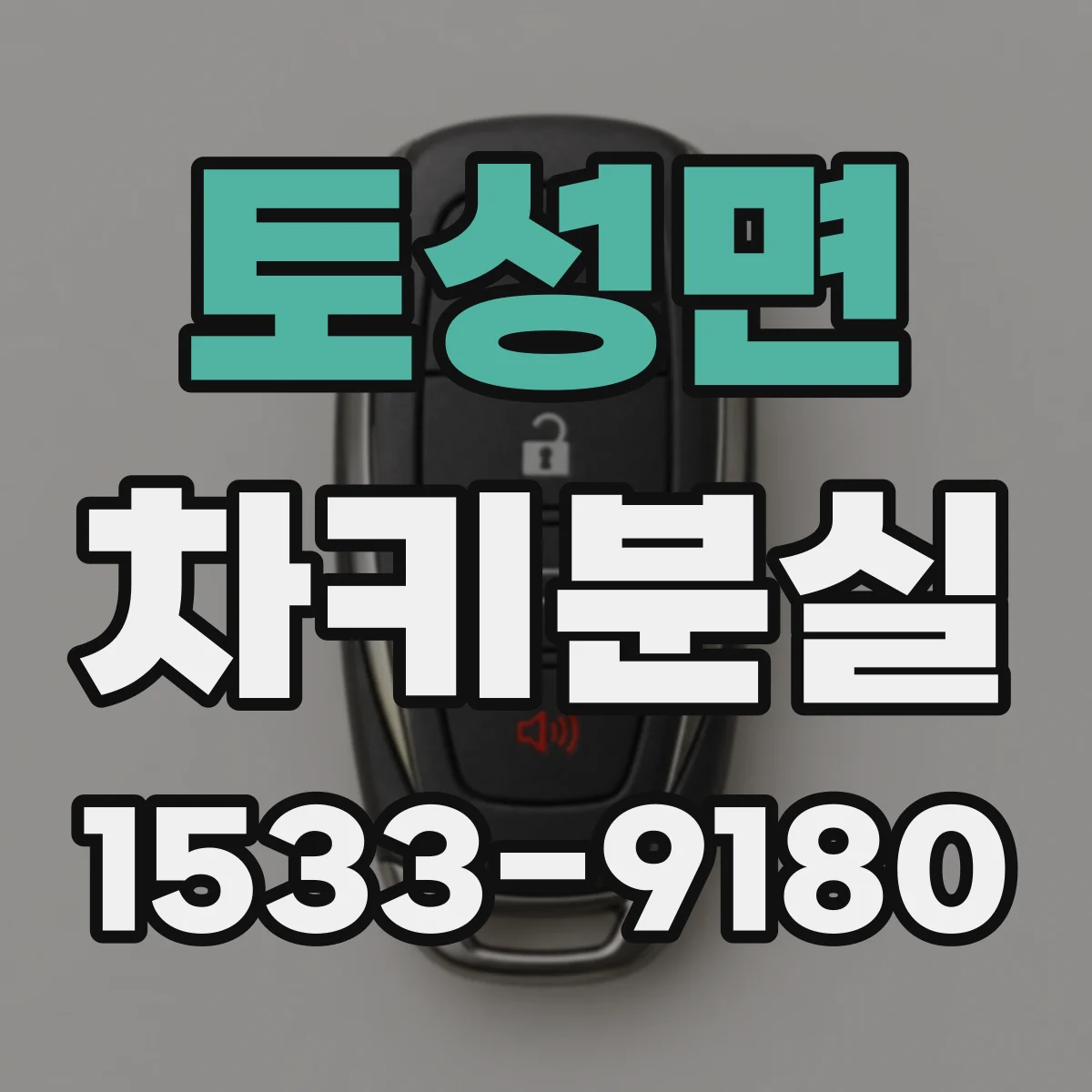 토성면 차키분실