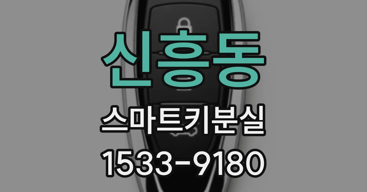 신흥동 스마트키분실