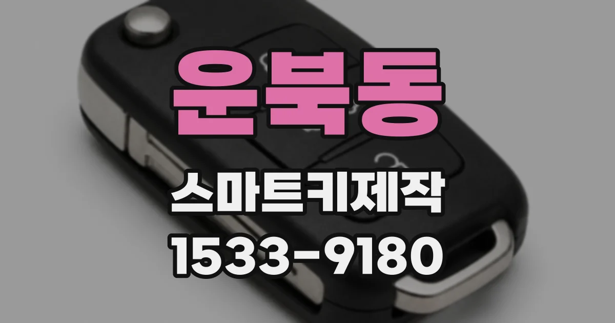 운북동 스마트키제작