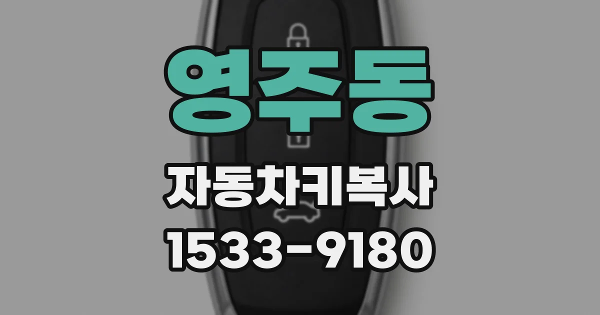 영주동 자동차키복사