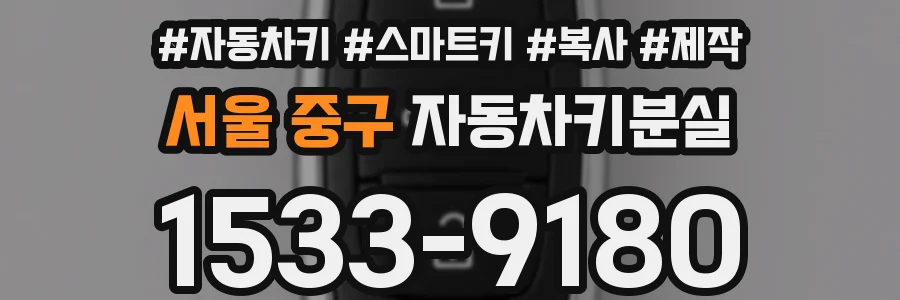 서울 중구 자동차키분실