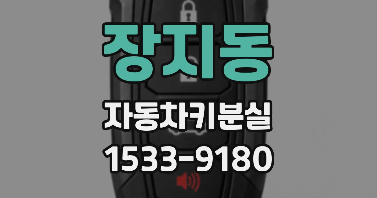 장지동 자동차키분실