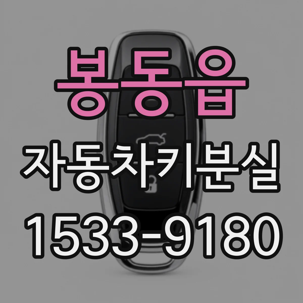 봉동읍 자동차키분실