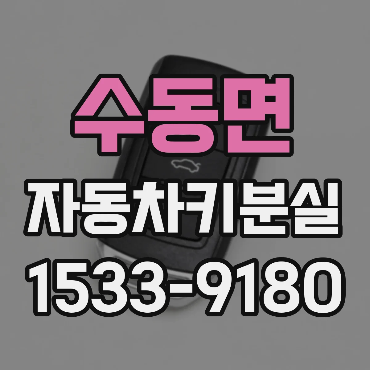 수동면 자동차키분실