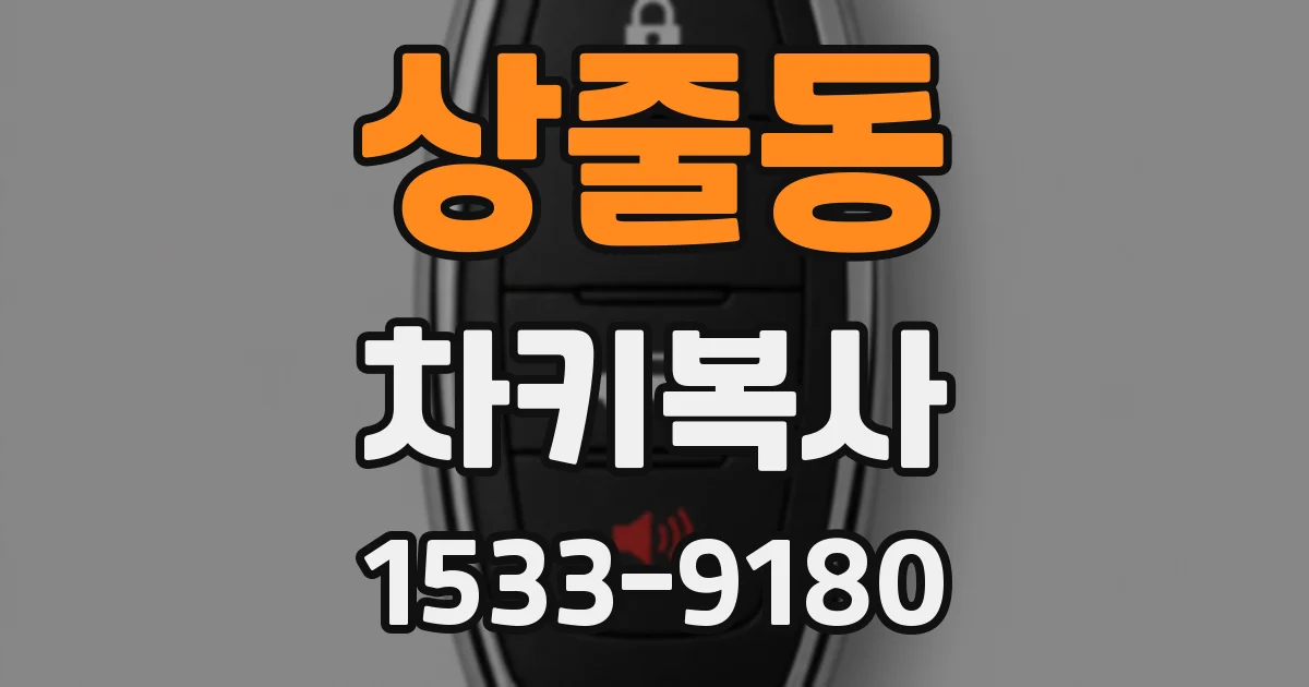 상줄동 차키복사