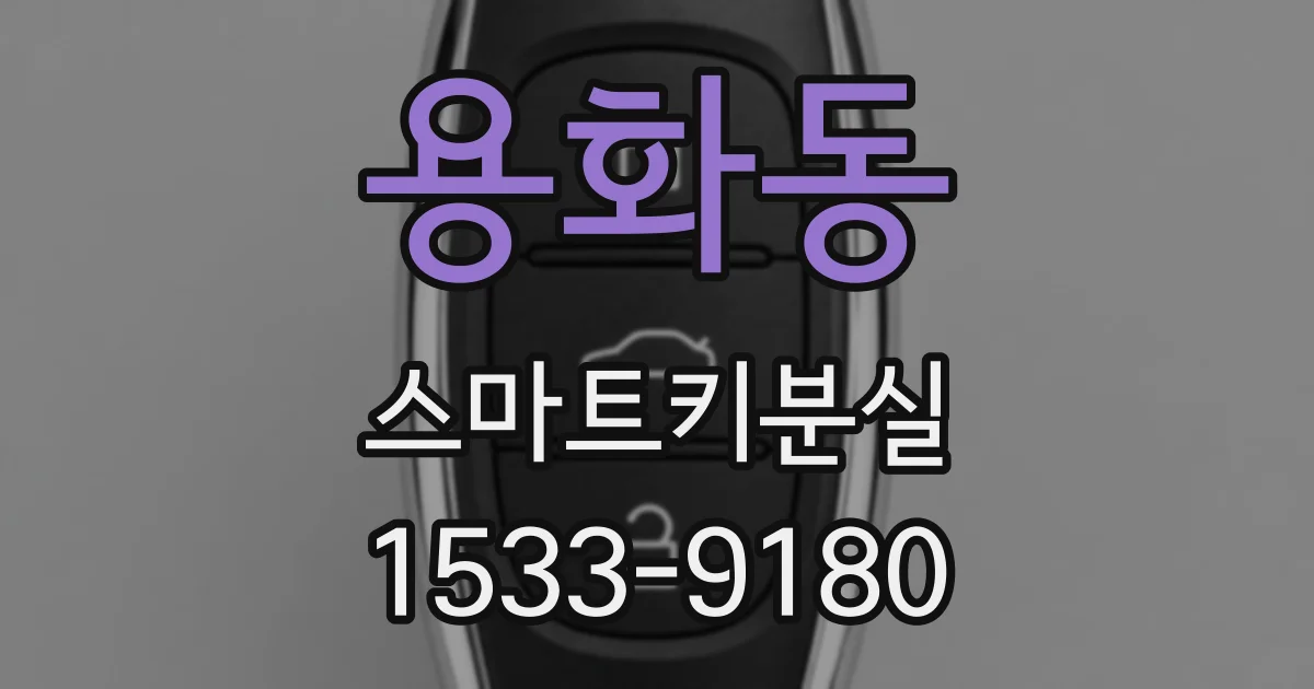 용화동 스마트키분실