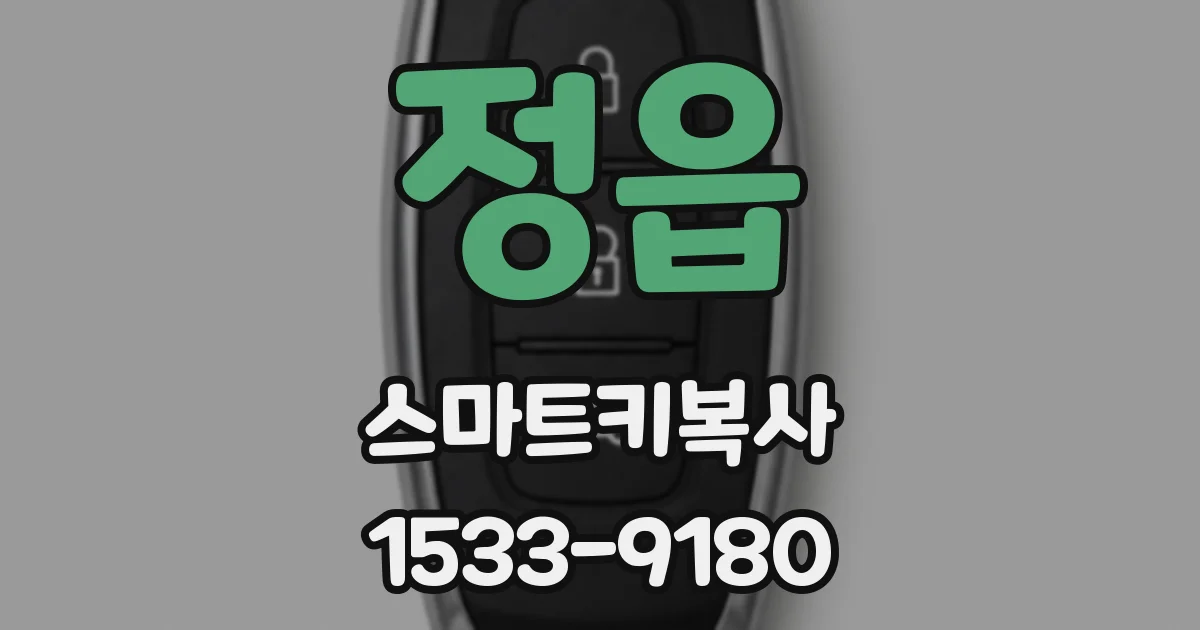 정읍 스마트키복사