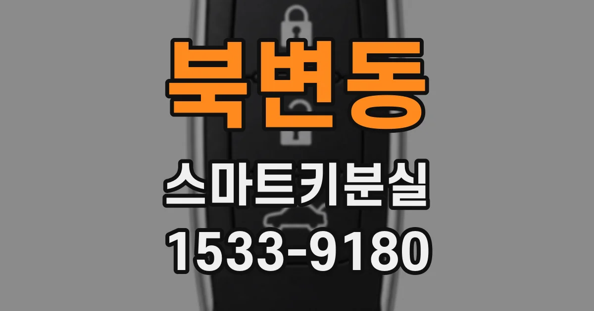 북변동 스마트키분실