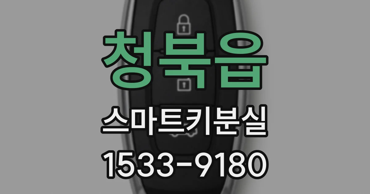 청북읍 스마트키분실