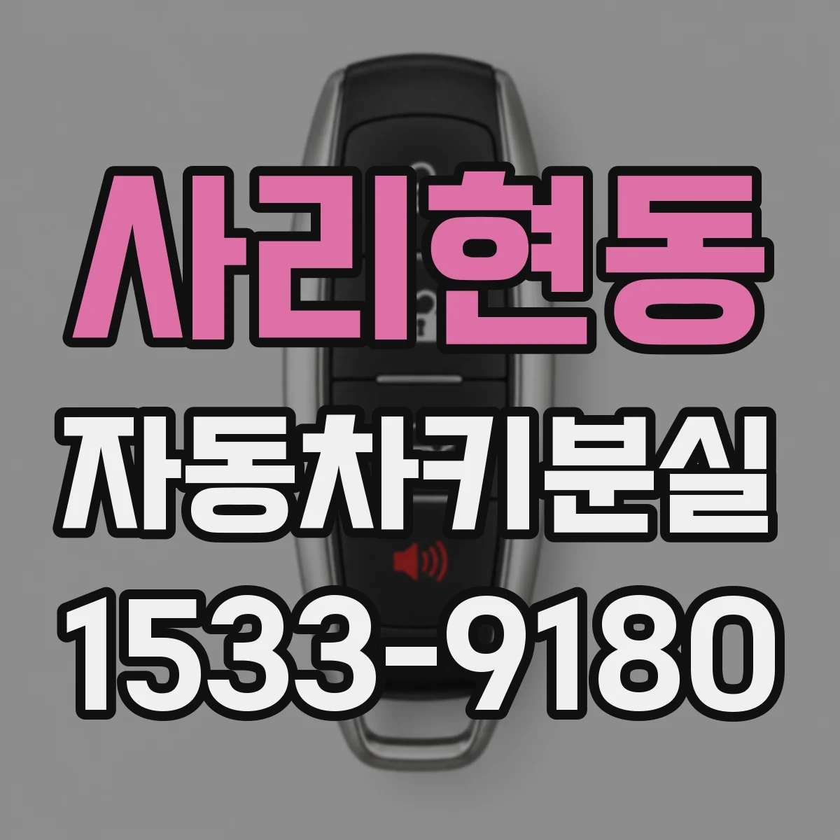 사리현동 자동차키분실