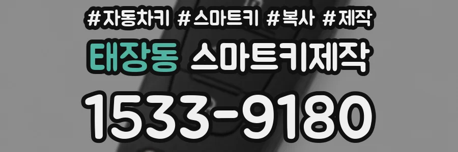 태장동 스마트키제작
