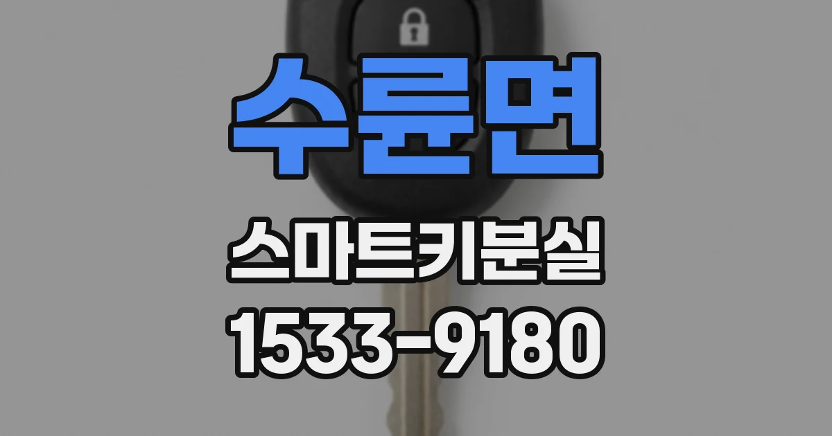 수륜면 스마트키분실