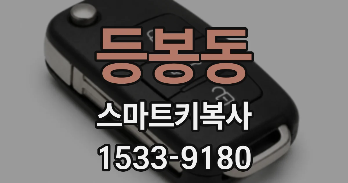 등봉동 스마트키복사
