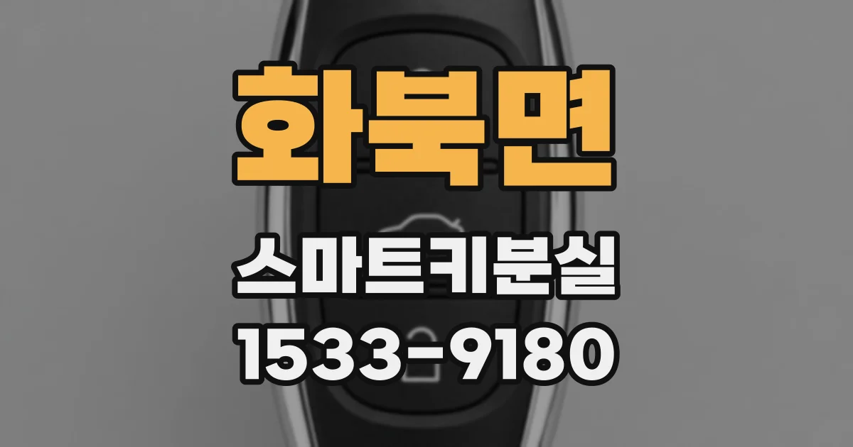 화북면 스마트키분실