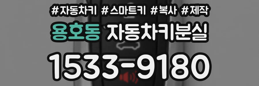 용호동 자동차키분실