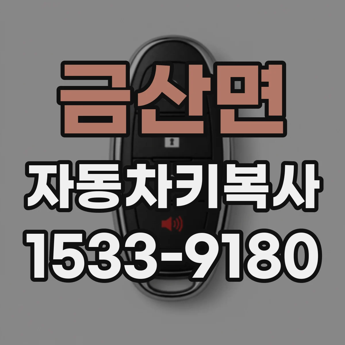 금산면 자동차키복사