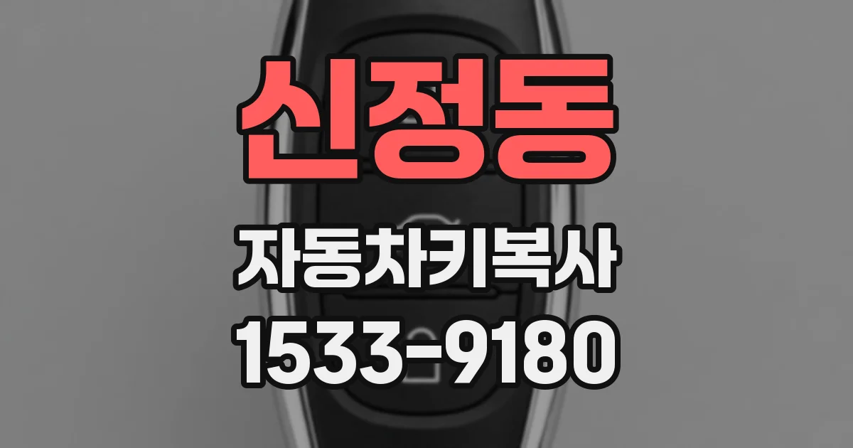 신정동 자동차키복사