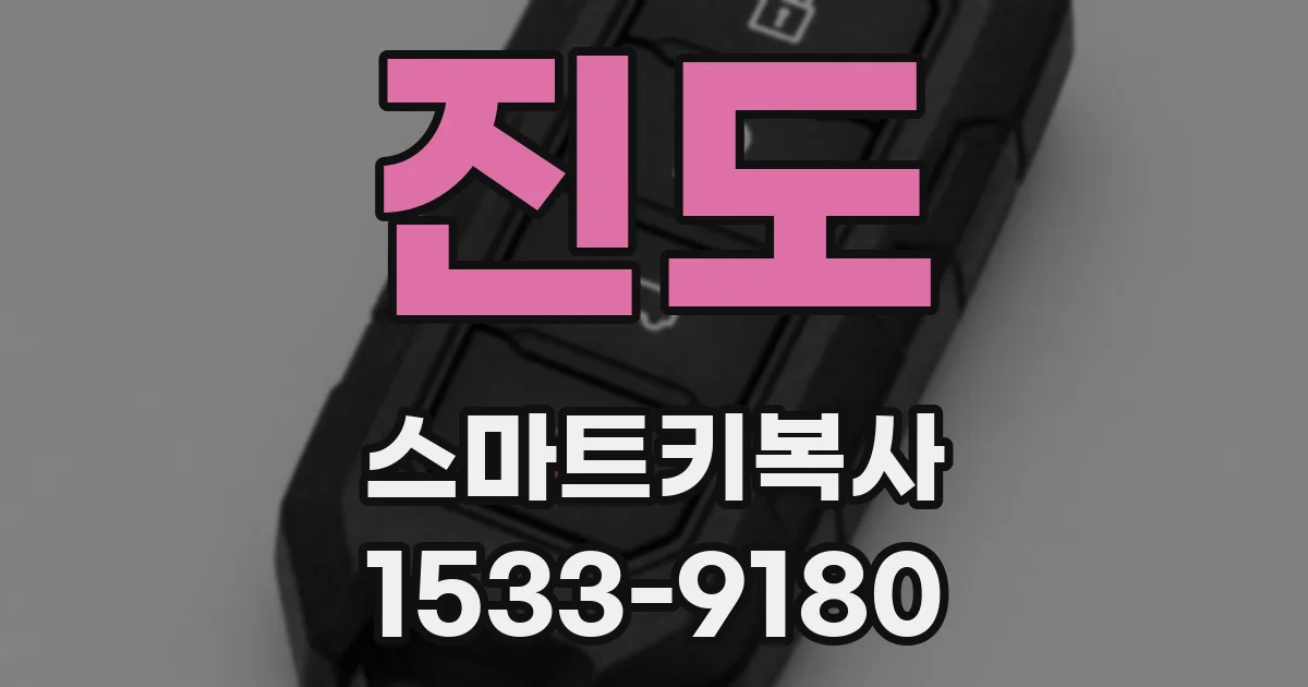 진도 스마트키복사