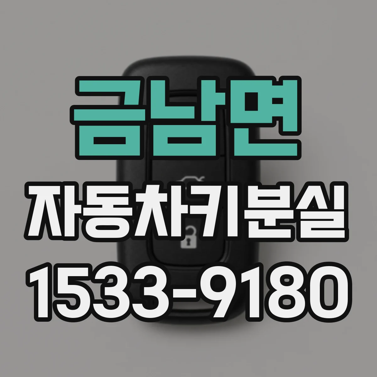 금남면 자동차키분실