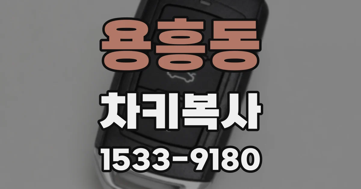 용흥동 차키복사