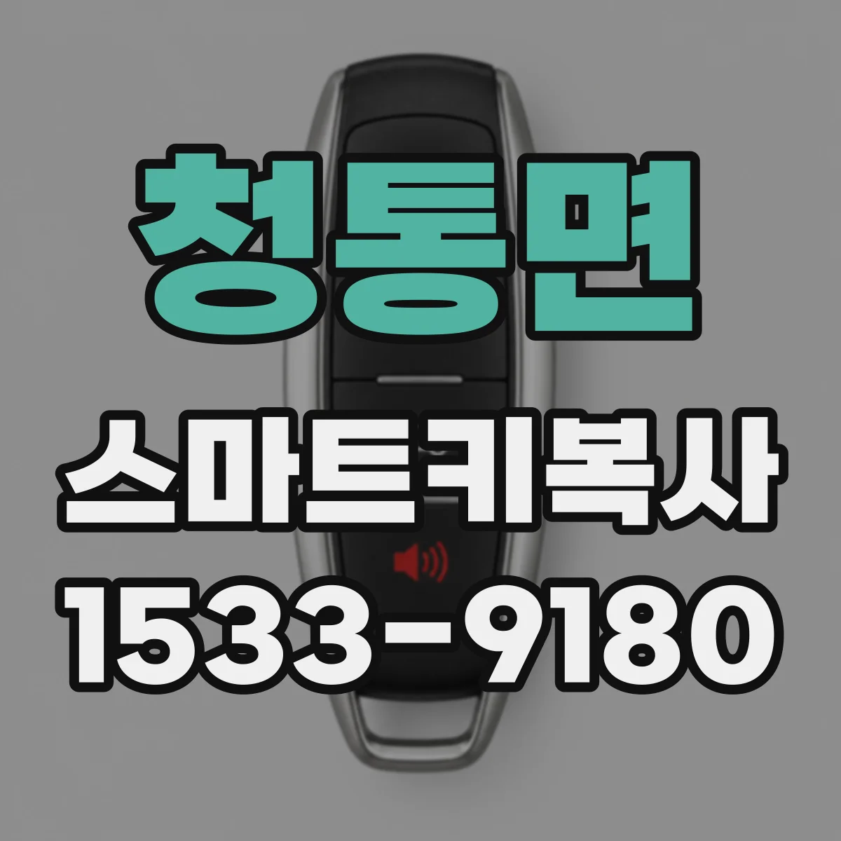 청통면 스마트키복사