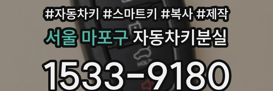 서울 마포구 자동차키분실