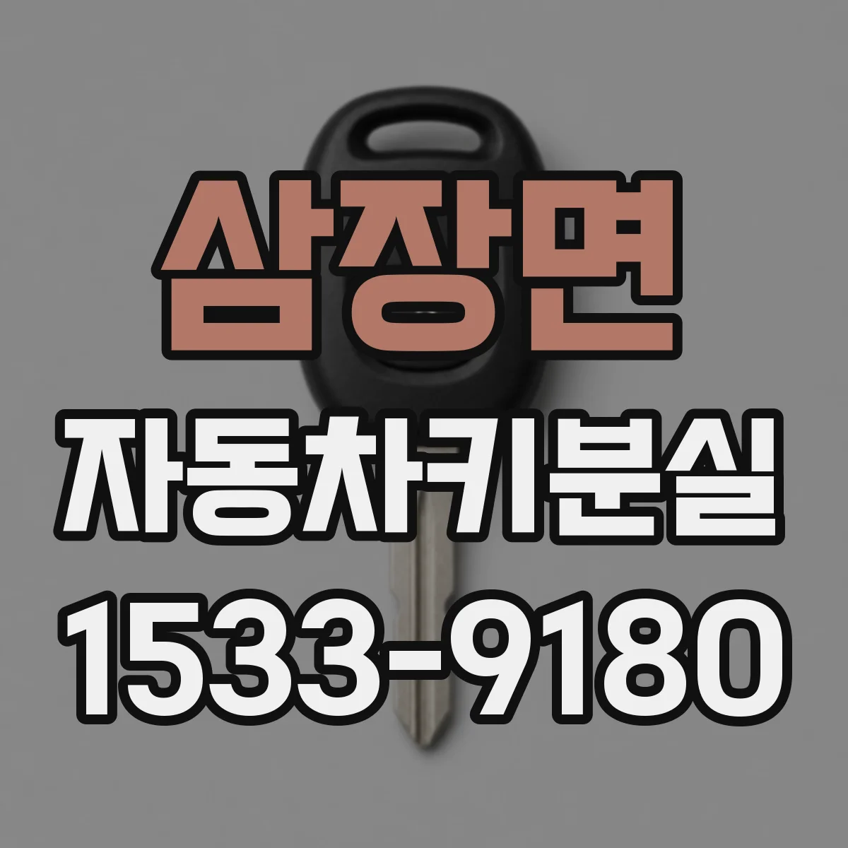 삼장면 자동차키분실