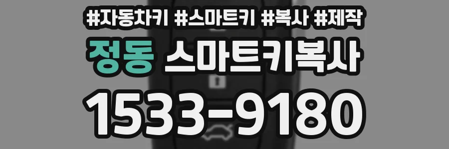 정동 스마트키복사
