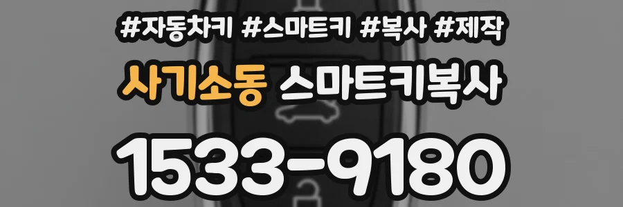사기소동 스마트키복사