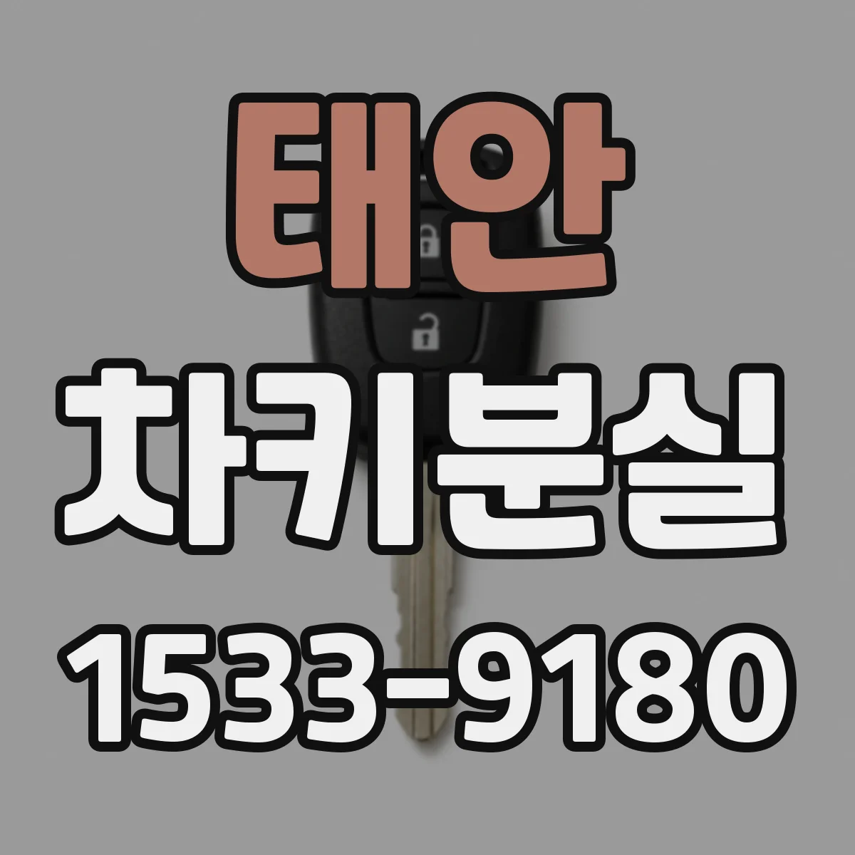 태안 차키분실