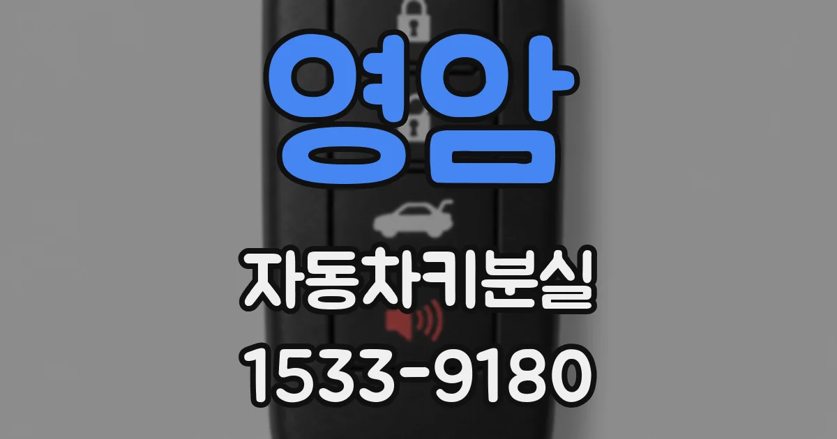 영암 자동차키분실