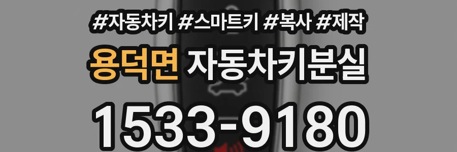용덕면 자동차키분실