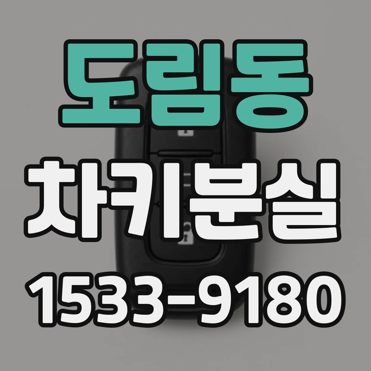 도림동 차키분실
