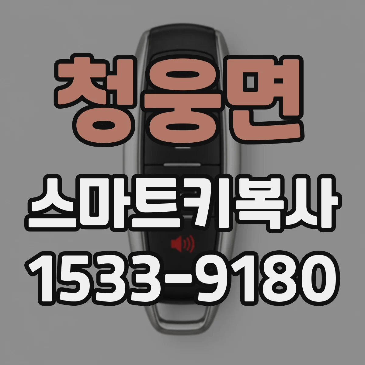 청웅면 스마트키복사