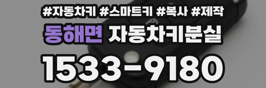 동해면 자동차키분실