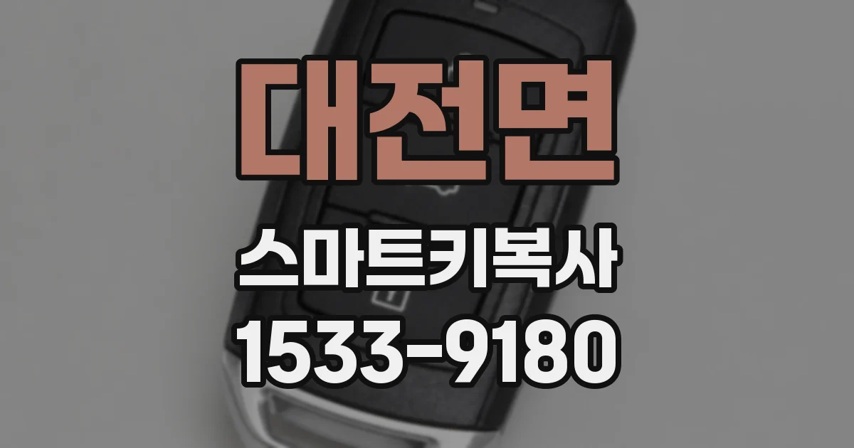 대전면 스마트키복사