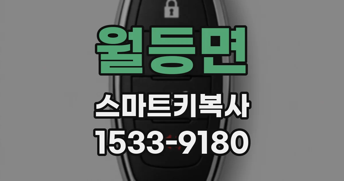 월등면 스마트키복사