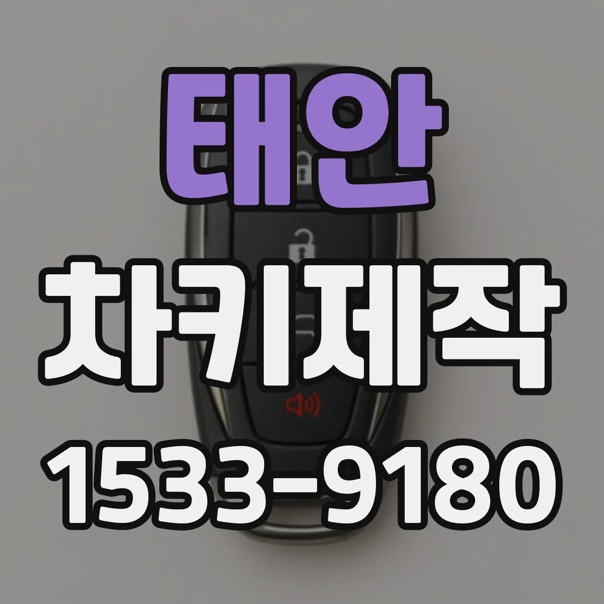 태안 차키제작