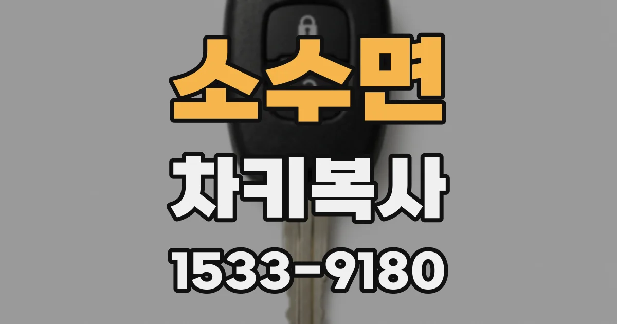 소수면 차키복사