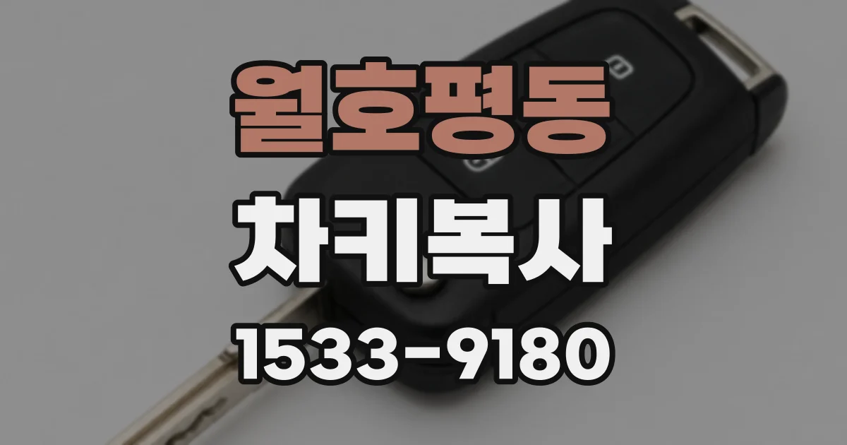 월호평동 차키복사