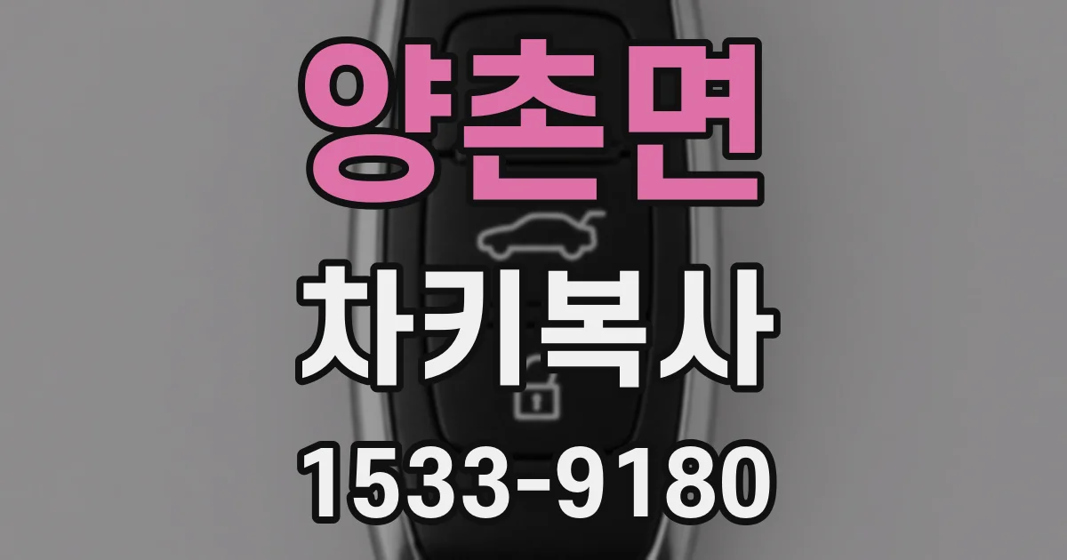 양촌면 차키복사