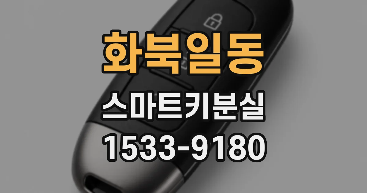 화북일동 스마트키분실