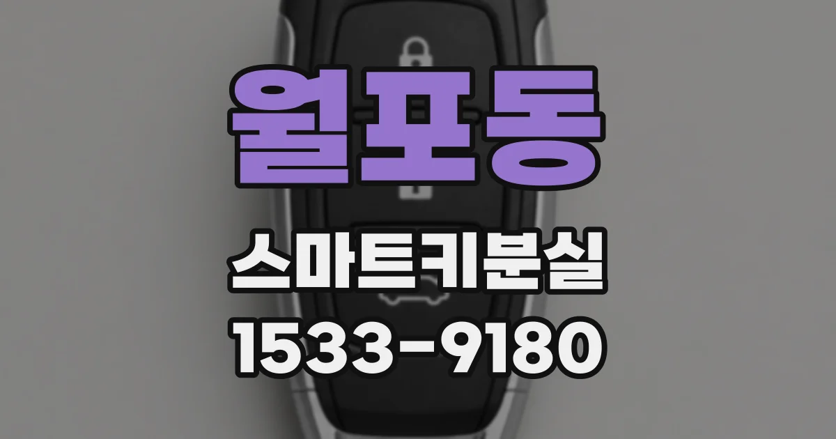월포동 스마트키분실
