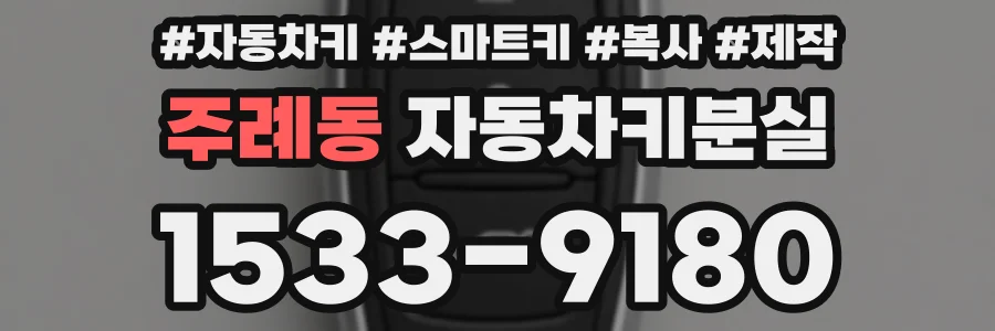 주례동 자동차키분실