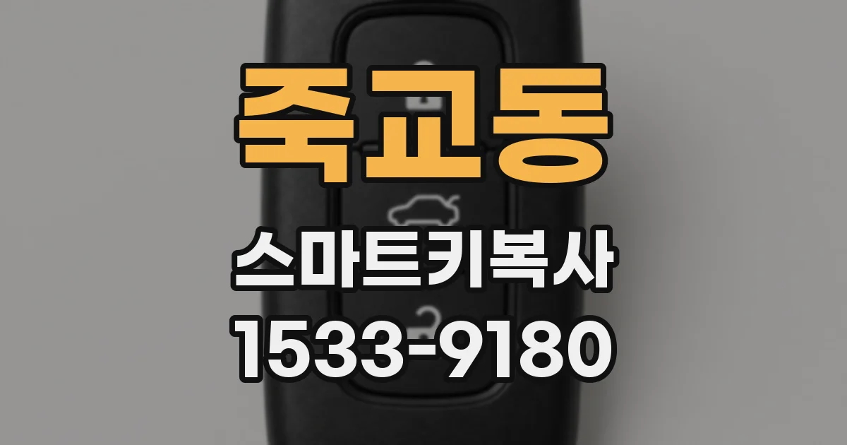 죽교동 스마트키복사