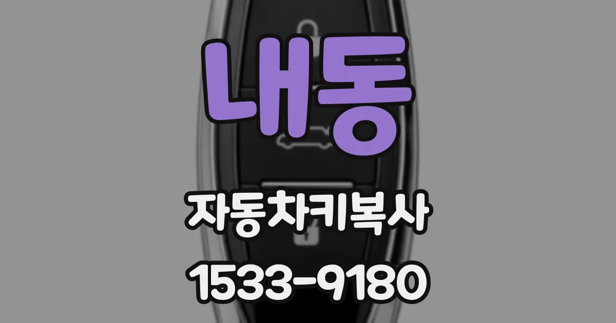내동 자동차키복사