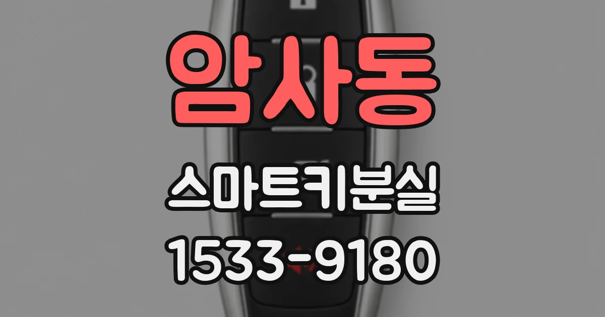 암사동 스마트키분실
