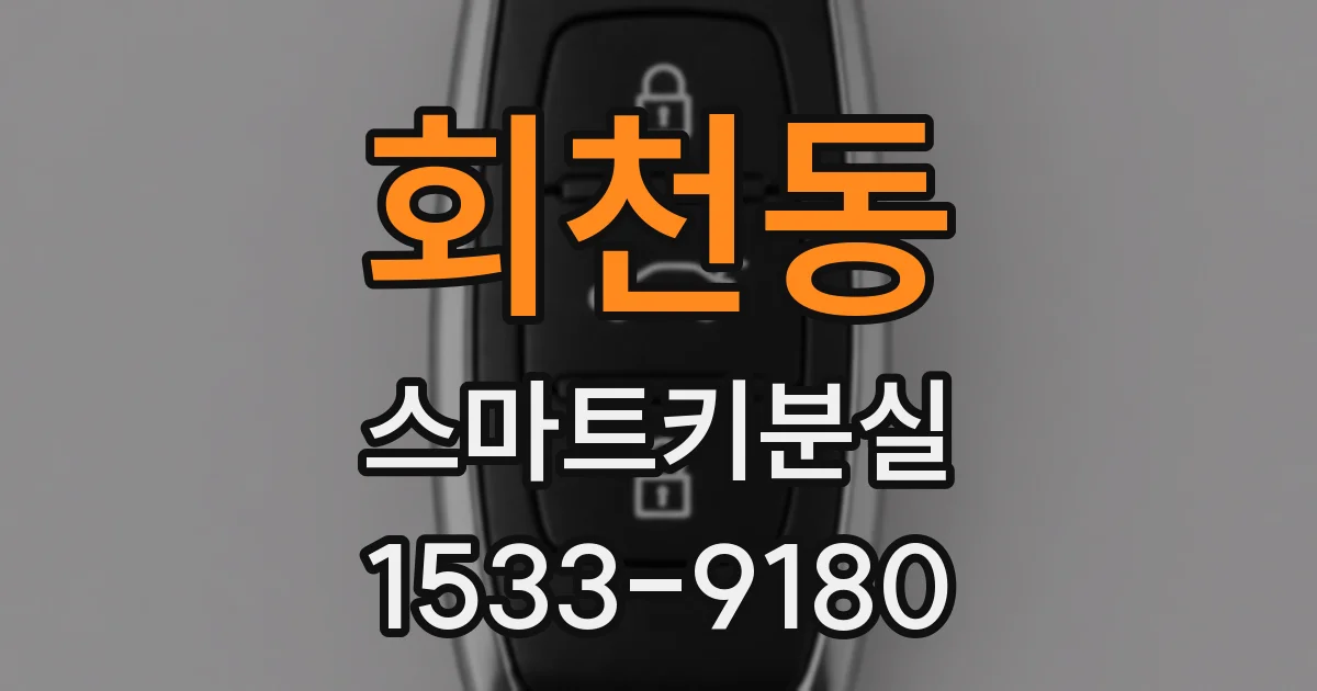 회천동 스마트키분실