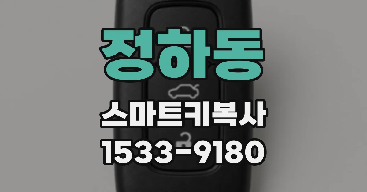 정하동 스마트키복사